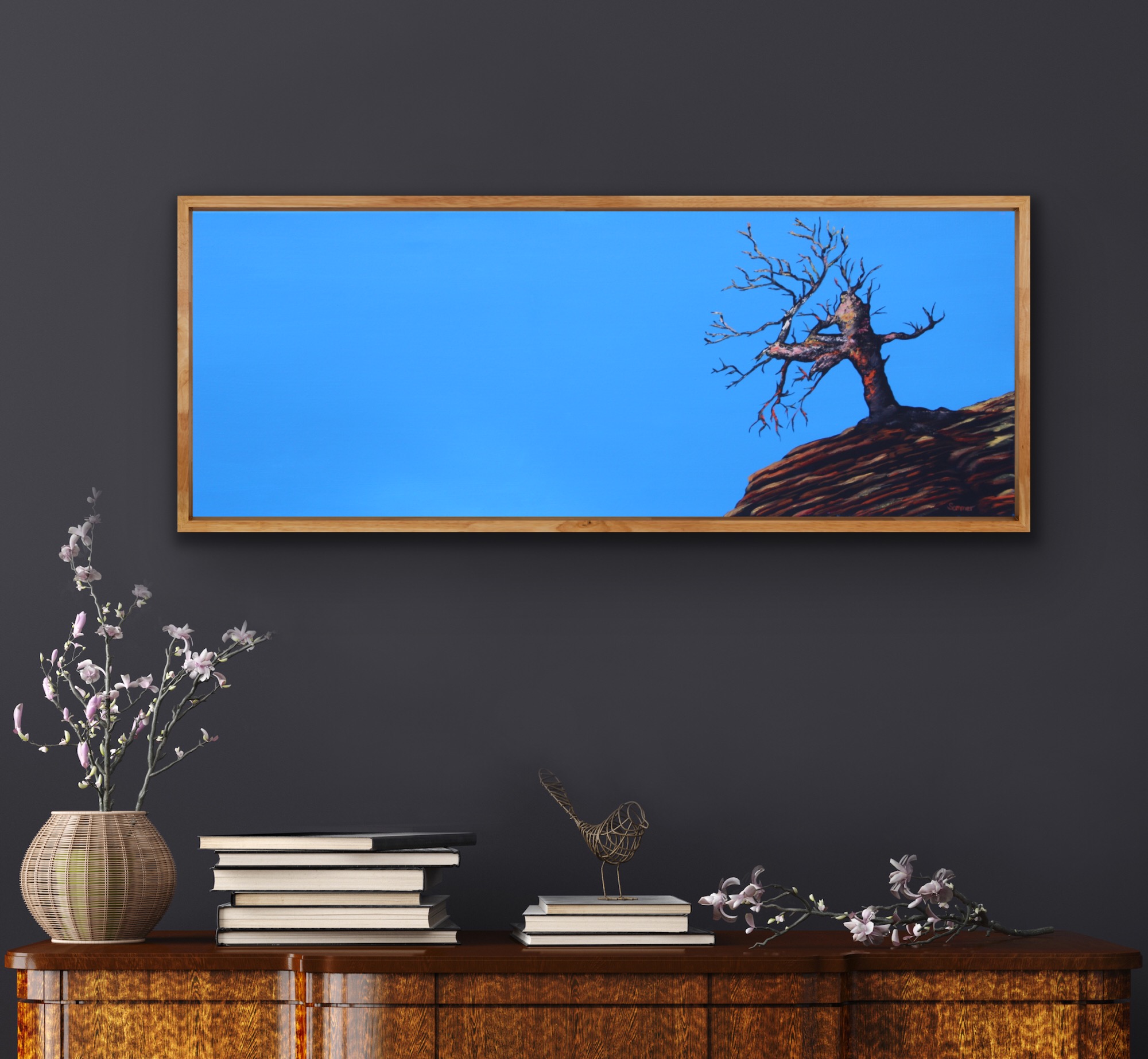 0000 Lonely Tree, 2011 | oil on canvas, 40 x 120 cm, 200 EUR