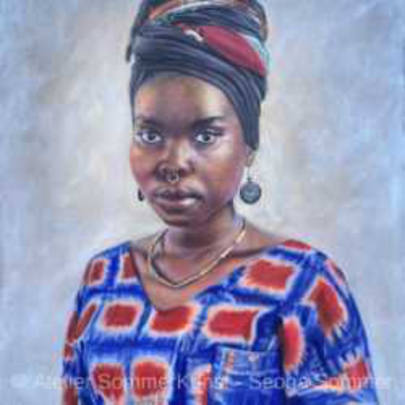 Gertrude | oil on canvas, 100 x 80 cm (reference photo: CK Visuals)