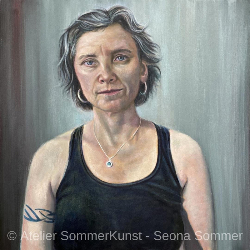 Fifty-Onel | Öl auf Leinwand, 60 x 60 cm | Kontakt: Galerie Petra Kern